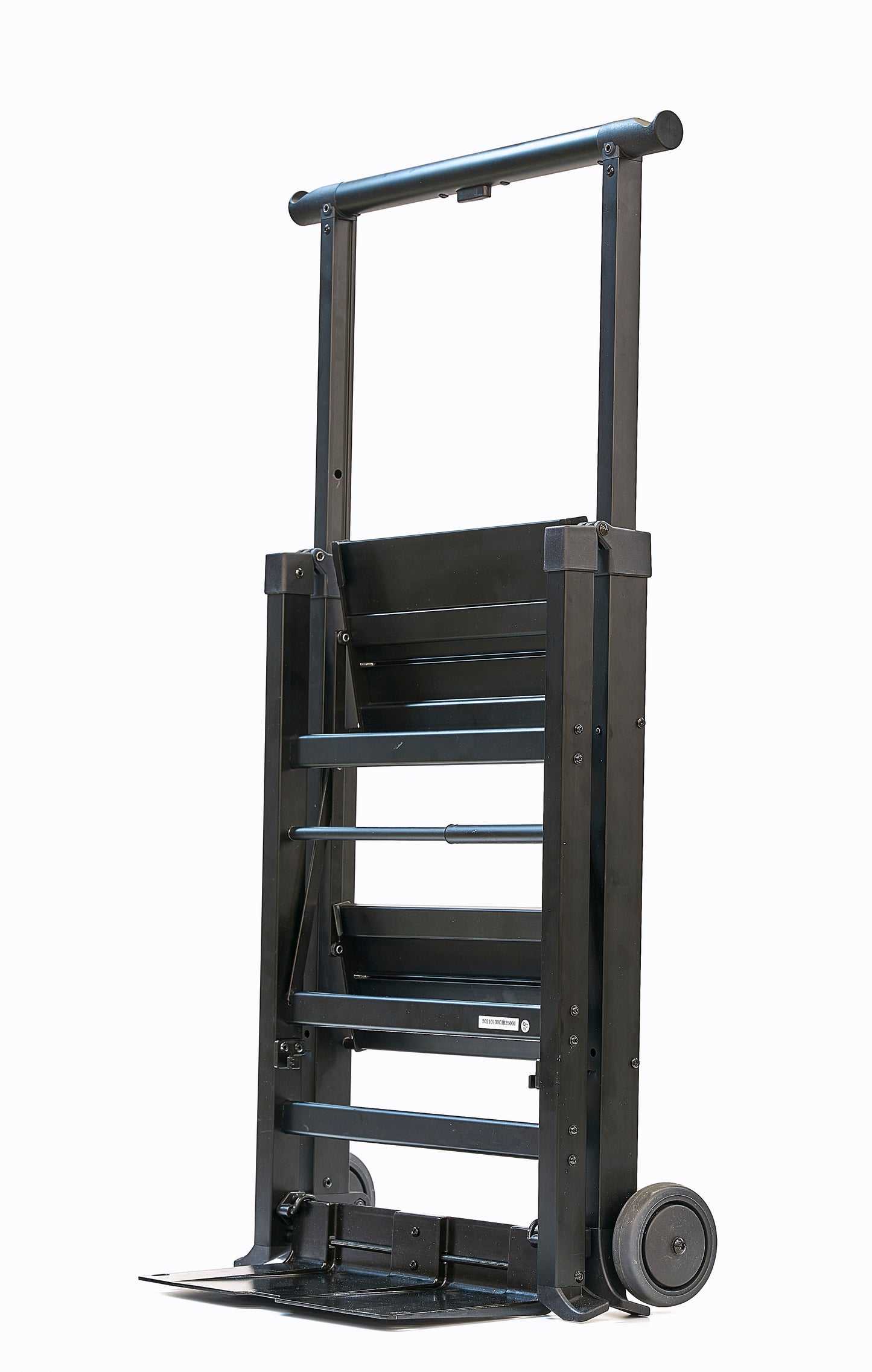 SU Folding Ladder Cart – dolly mode, 3/4 view 